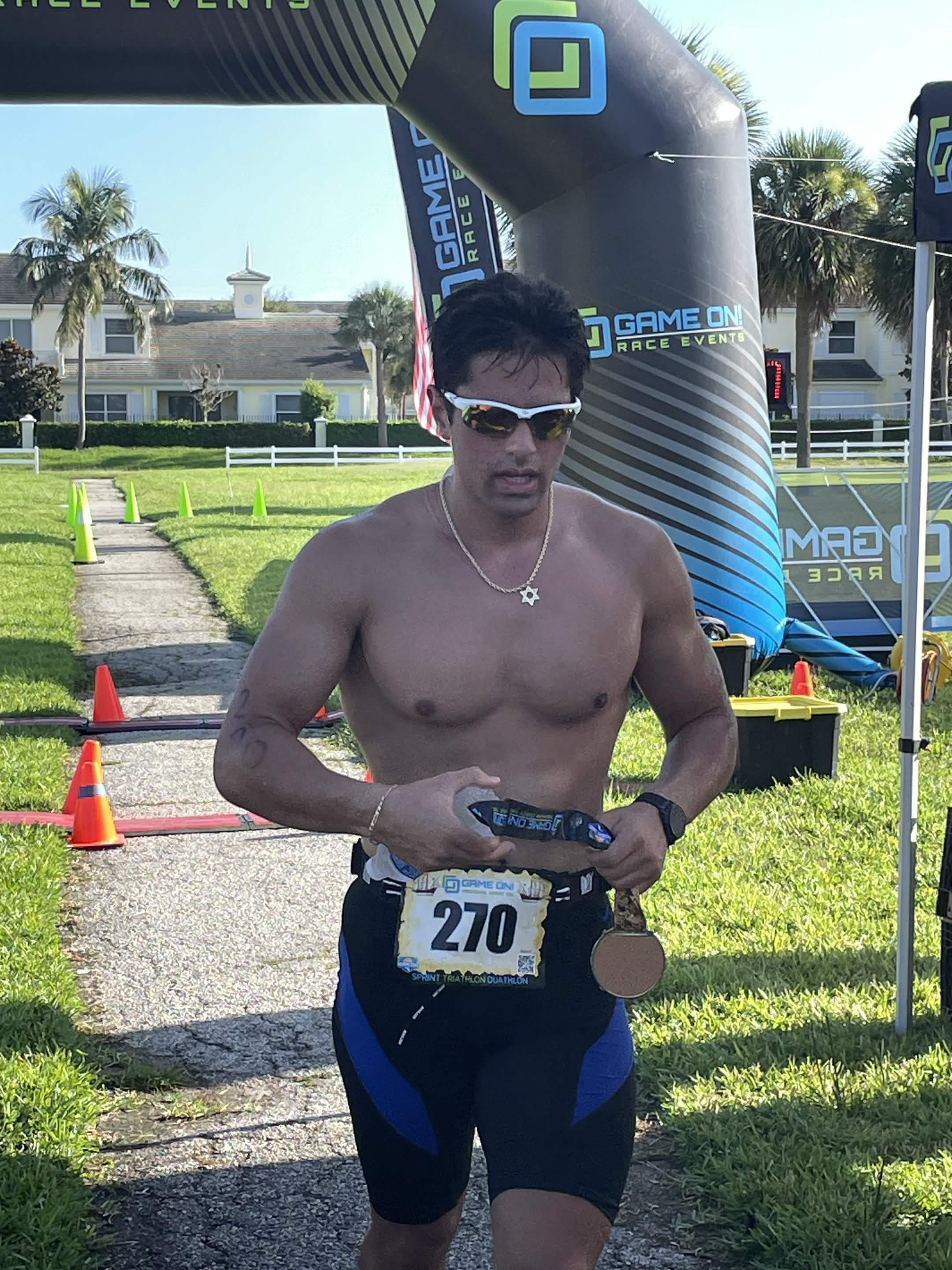 First triathlon